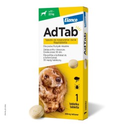 AdTab™ 11-22kg - tabletka do rozgryzania i żucia przeciw pchłom i kleszczom dla kotów
